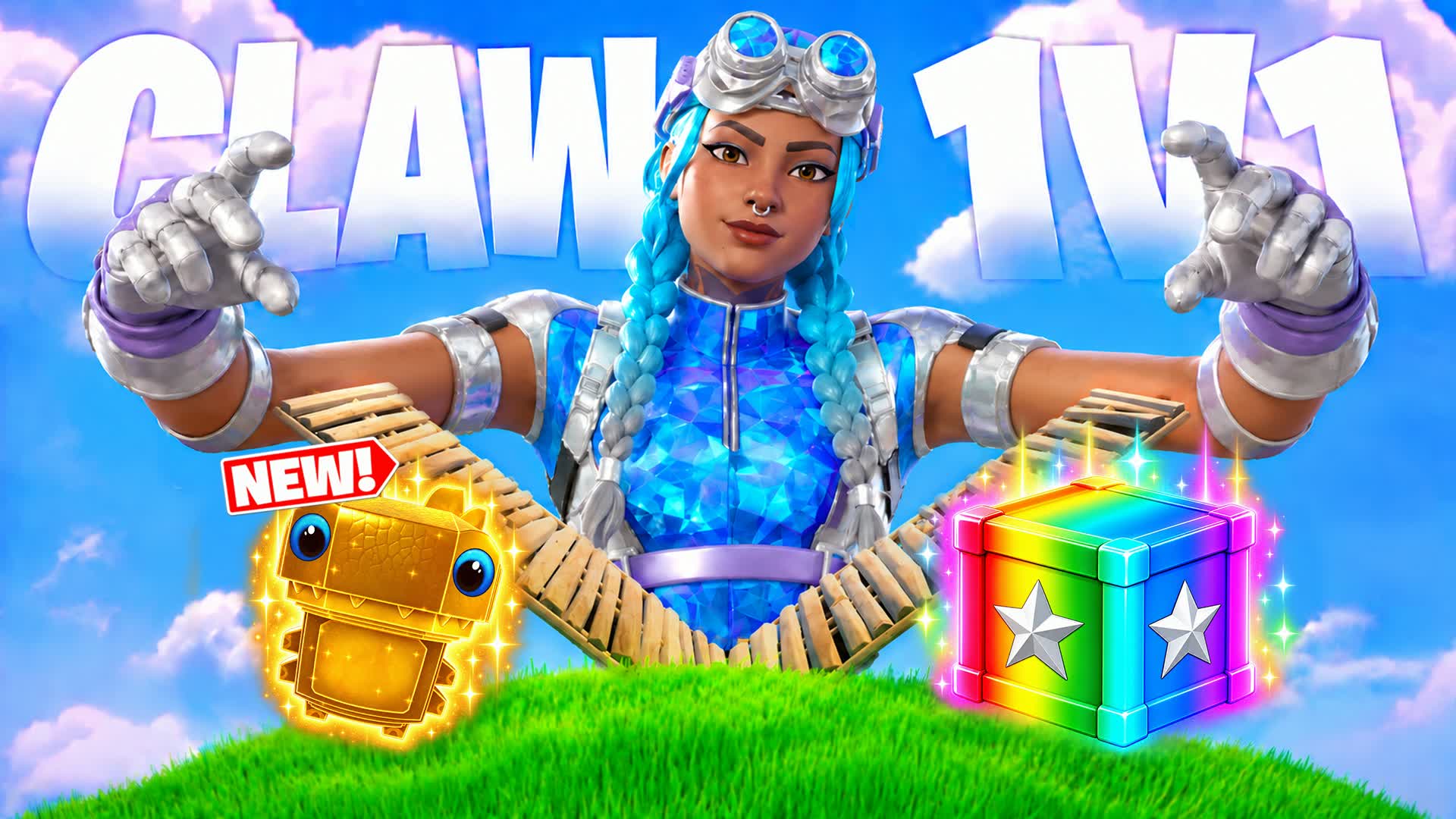CLAW'S 1v1 Build Fights — Fortnite Creative map