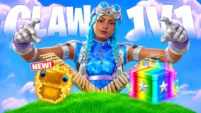 CLAW'S 1v1 Build Fights — Fortnite Creative map cover art