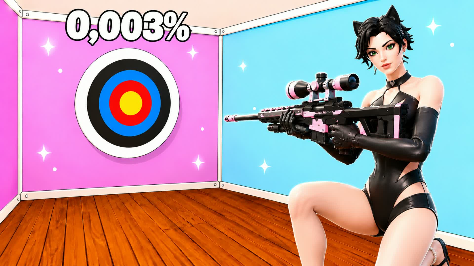 👀 BOMBO SIDE EYE TRICKSHOT PARKOUR 👁️ — Fortnite Creative map