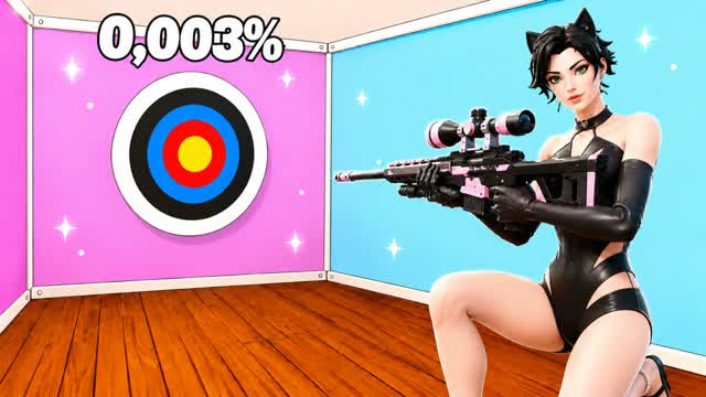 👀 BOMBO SIDE EYE TRICKSHOT PARKOUR 👁️ — Fortnite Creative map cover art