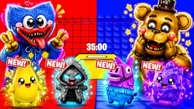 RVB RED VS BLUE BOSSFIGHT NEW — Fortnite Creative map