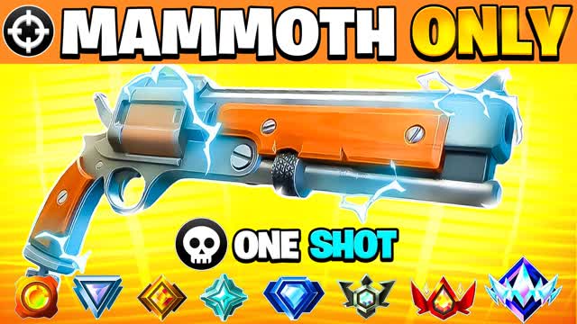 MAMMOTH ONLY ONE SHOT🎯TILTED — Fortnite Creative map cover art
