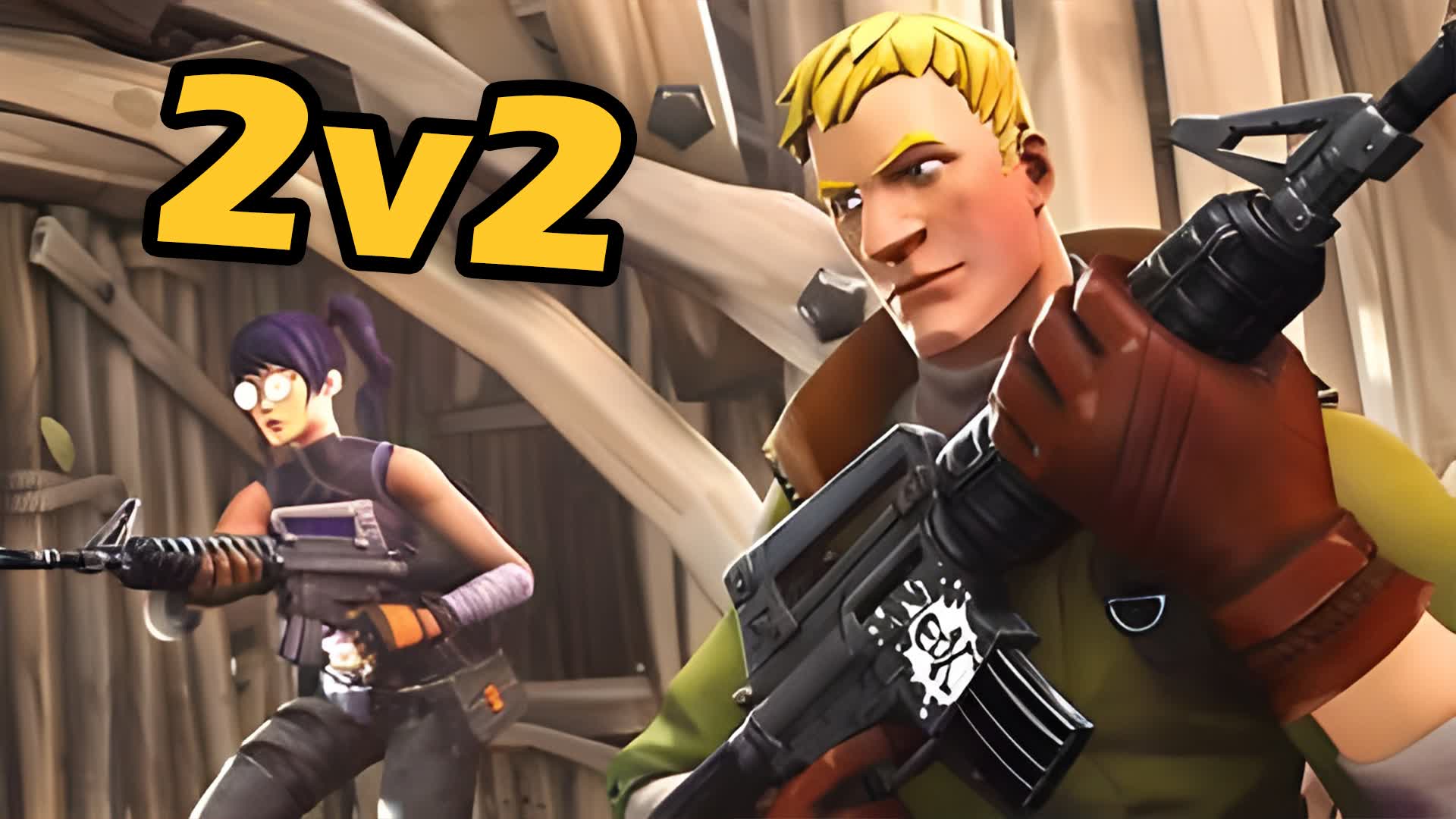 2v2 BOXFIGHT — Fortnite Creative map