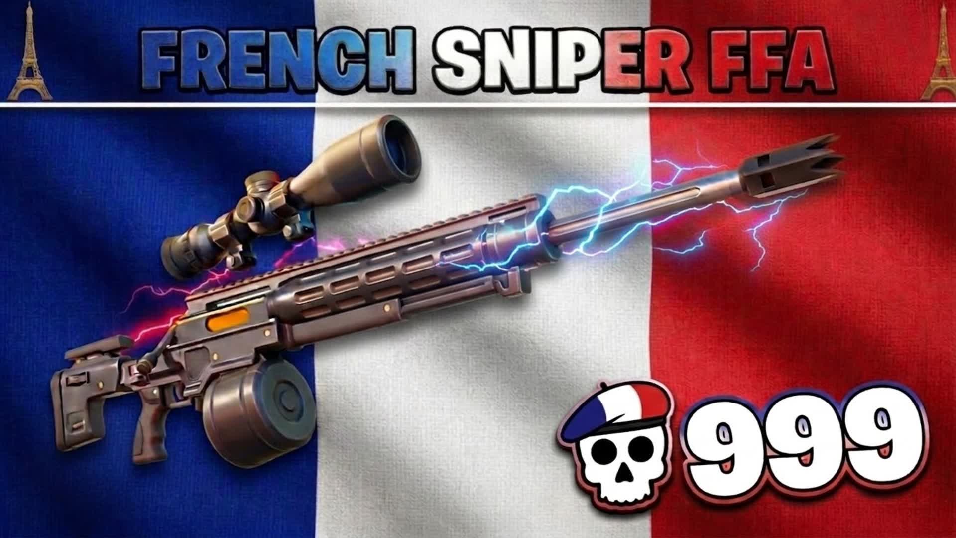 FRENCH SNIPER FFA 🔵⚪🔴 — Fortnite Creative map