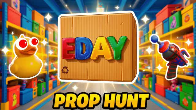 EDAY PROP HUNT 🚚 — Fortnite Creative map cover art
