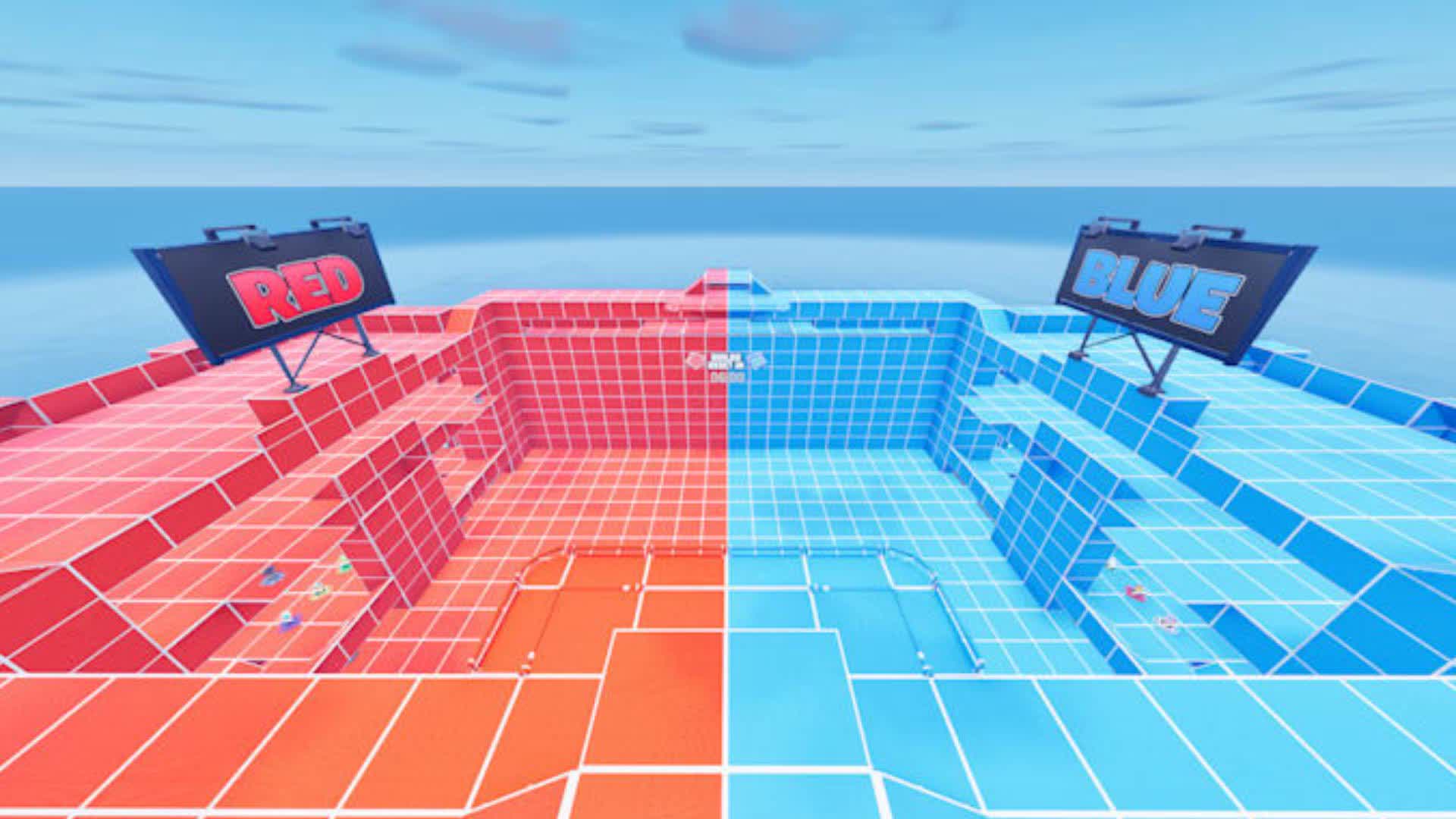🔥 Red vs Blue: Ultimate Battle — Fortnite Creative map