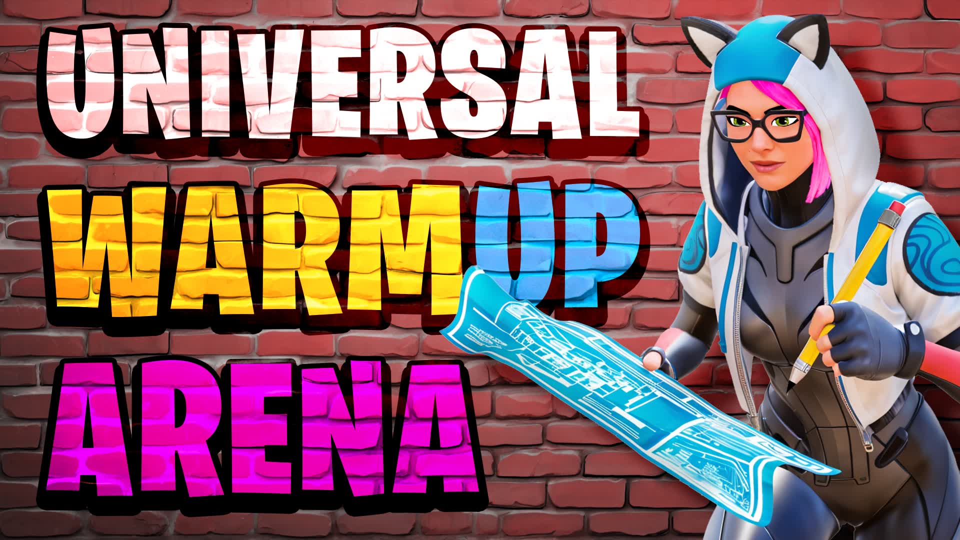Universal Warm Up Arena — Fortnite Creative map