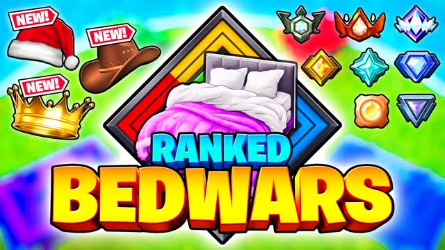 Bed Wars Ranked🥇 — Fortnite Creative map cover art