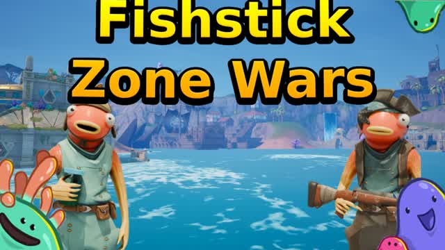 Fishstick Zone Wars — Fortnite Creative map cover art