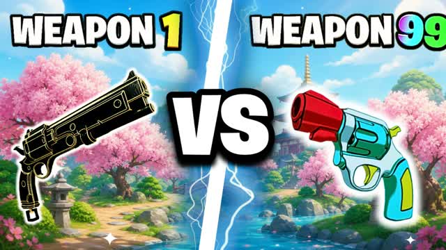 ☀️SUNNY GUN GAME🎯BRAINROT🔫 — Fortnite Creative map cover art