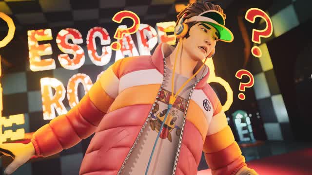 Impossible Escape Room — Fortnite Creative map