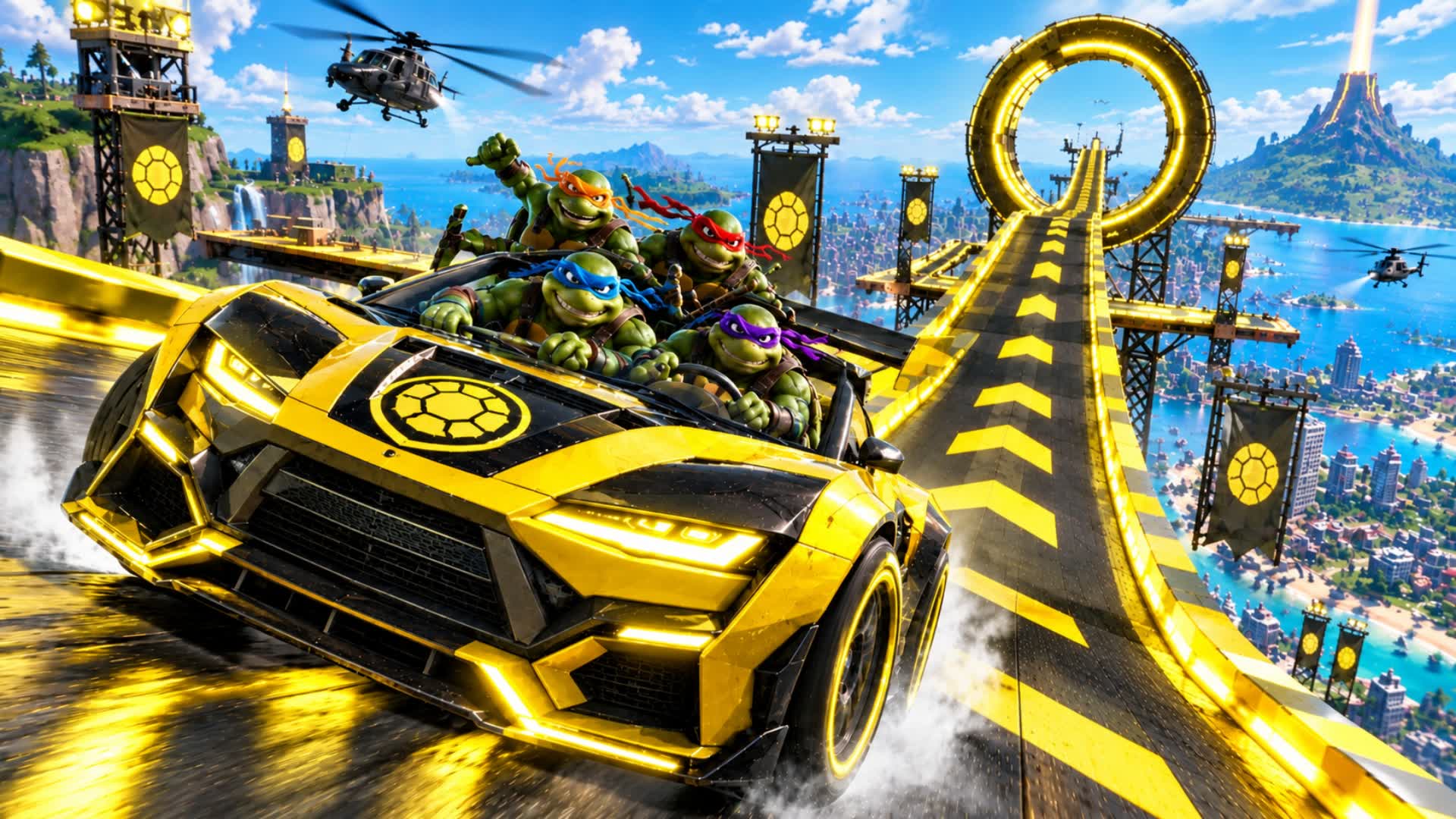 Extreme Car Jump - CAR GAME — Fortnite Creative map