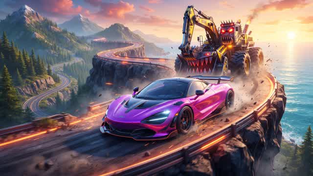 Cliffside Carnage — Fortnite Creative map cover art