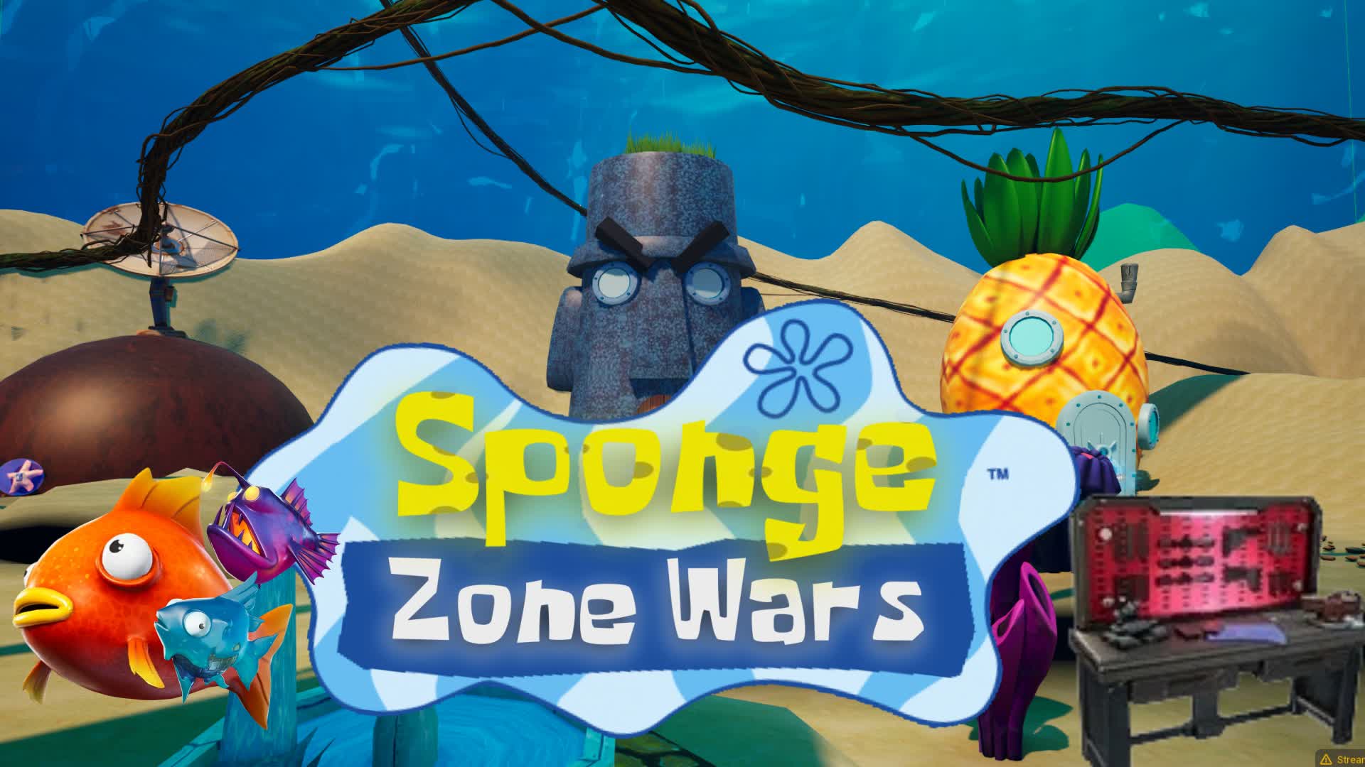 🌊Sponge Zone Wars🧽 — Fortnite Creative map