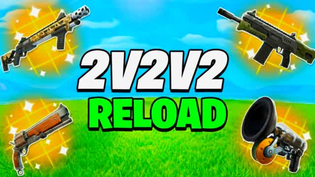 2v2 Reload 2v2v2 realistics FFA — Fortnite Creative map cover art