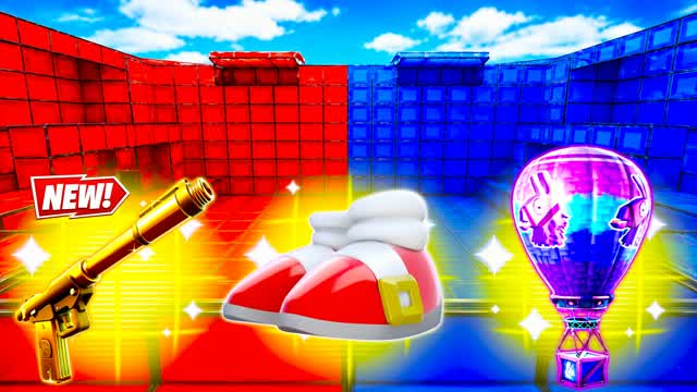 RED VS BLUE PROTECT THE ALLIES ๐ต๐ด โ Fortnite Creative map