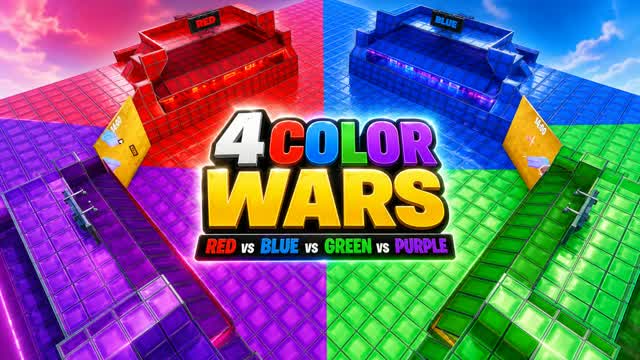 4 COLOR WARS — Fortnite Creative map