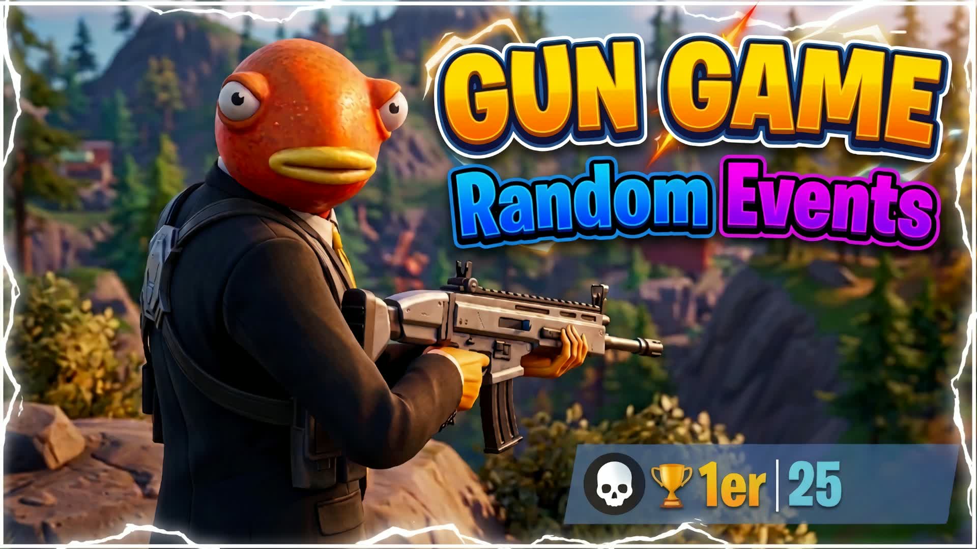 Black's Gun-Game [Random Events] — Fortnite Creative map