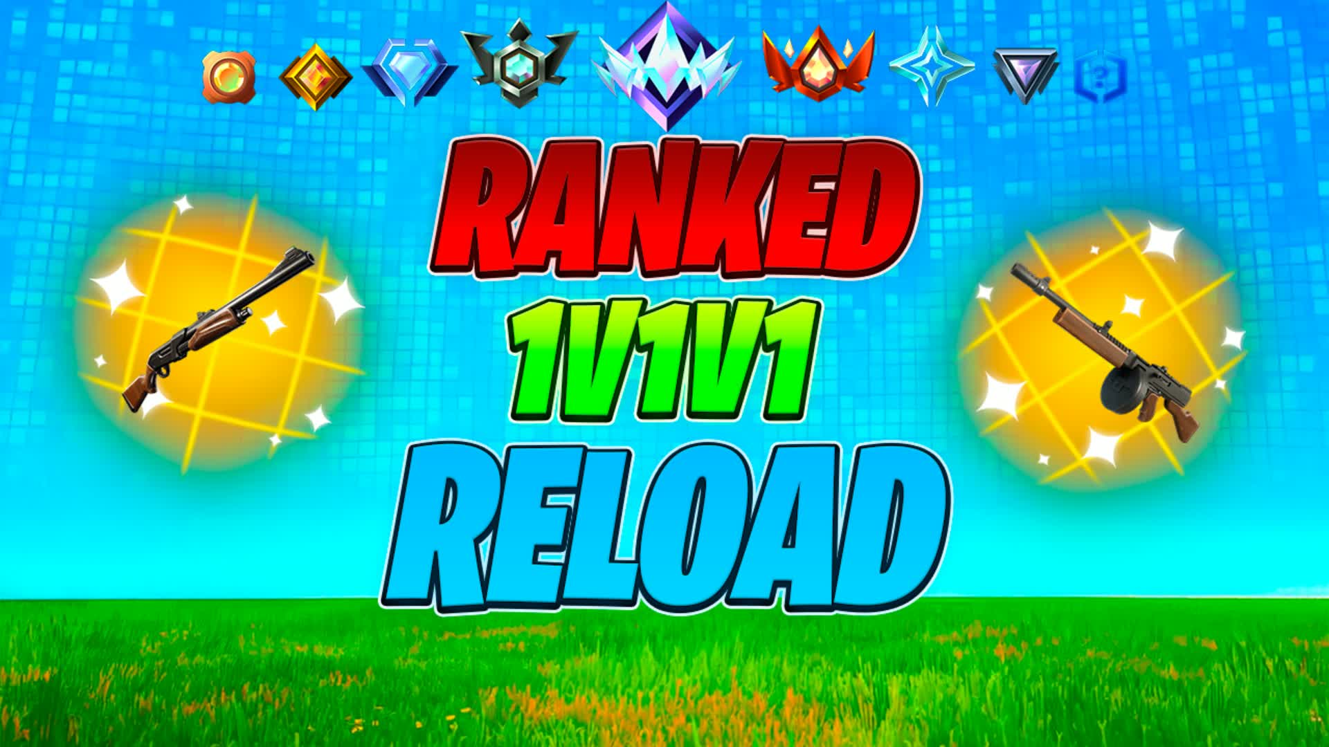 1V1V1 RELOAD RANKED|FFA — Fortnite Creative map