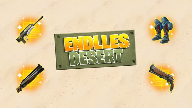 ENDLESS DESERT🌵 — Fortnite Creative map cover art