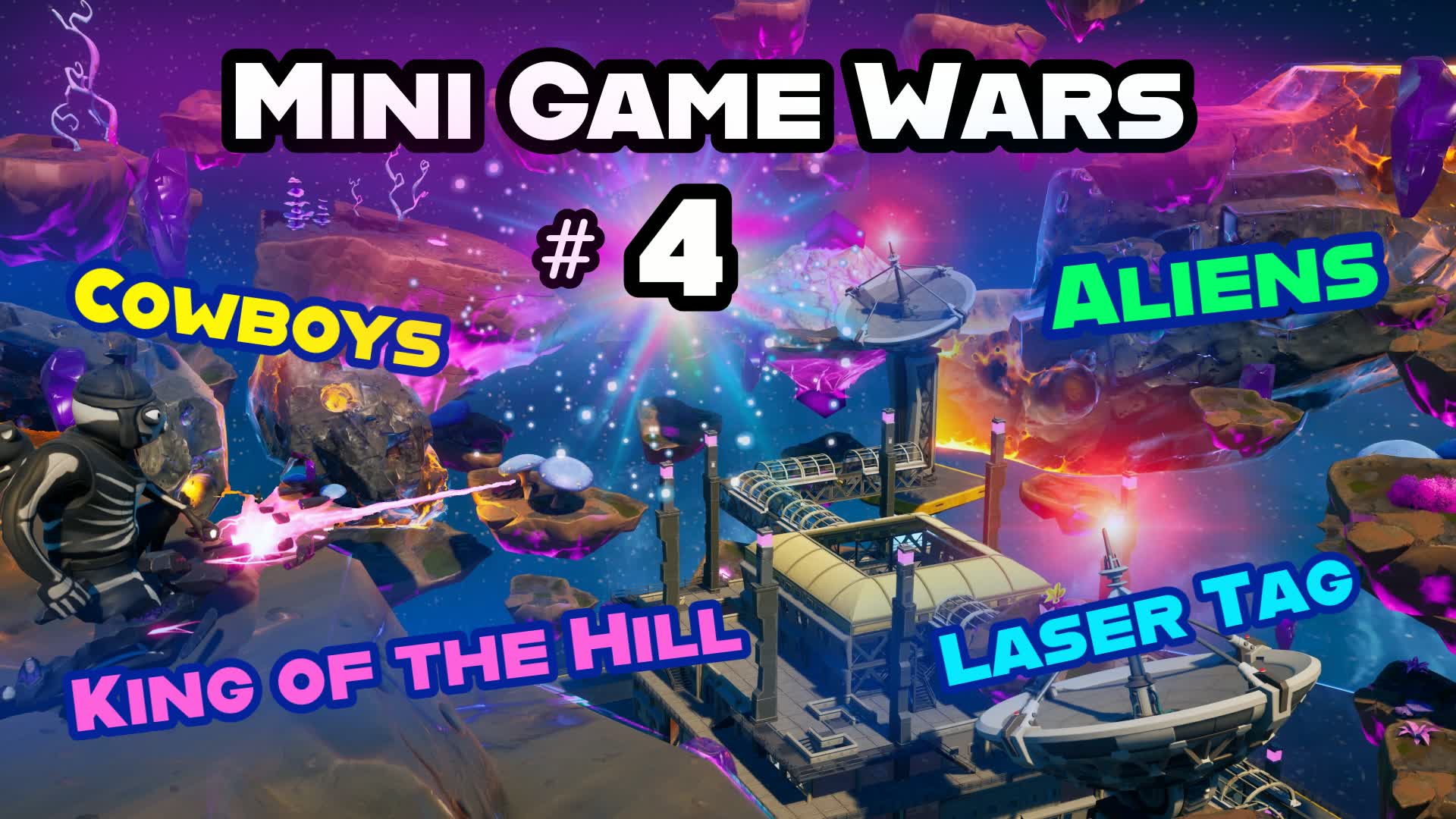 MINIGAME WARS #4 — Fortnite Creative map