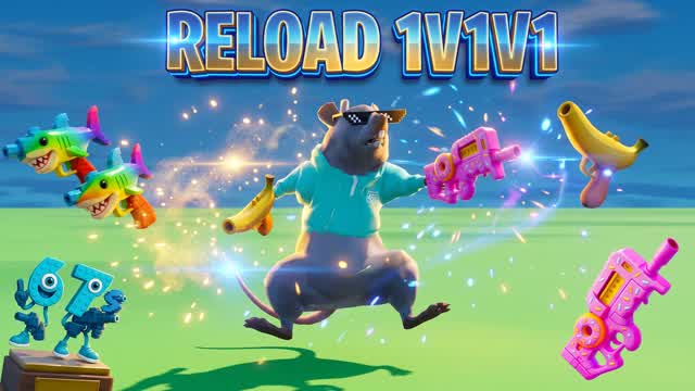Brainrot Reload  1v1v1 — Fortnite Creative map