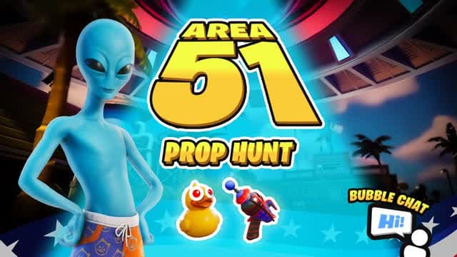 AREA 51 PROP HUNT — Fortnite Creative map