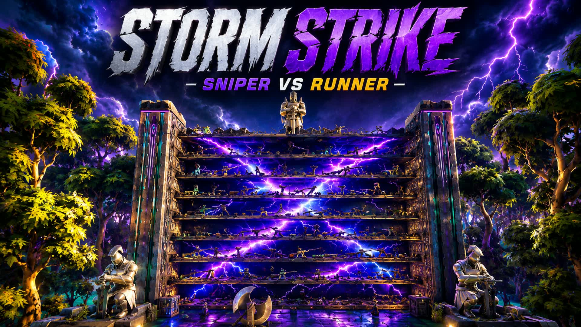 STORM STRIKE Sniper vs Runner — Fortnite Creative map