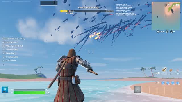 stranded island — Fortnite Creative map cover art