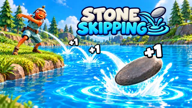 +1 STONE SKIPPING! — Fortnite Creative map