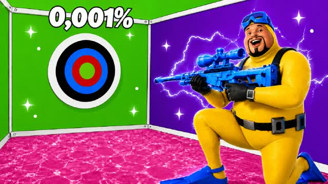 SUB TRICKSHOT 70+ EASY LEVELS SCUBA — Fortnite Creative map cover art