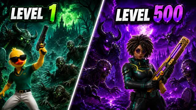 MONSTER SLAYER *EASY* — Fortnite Creative map cover art