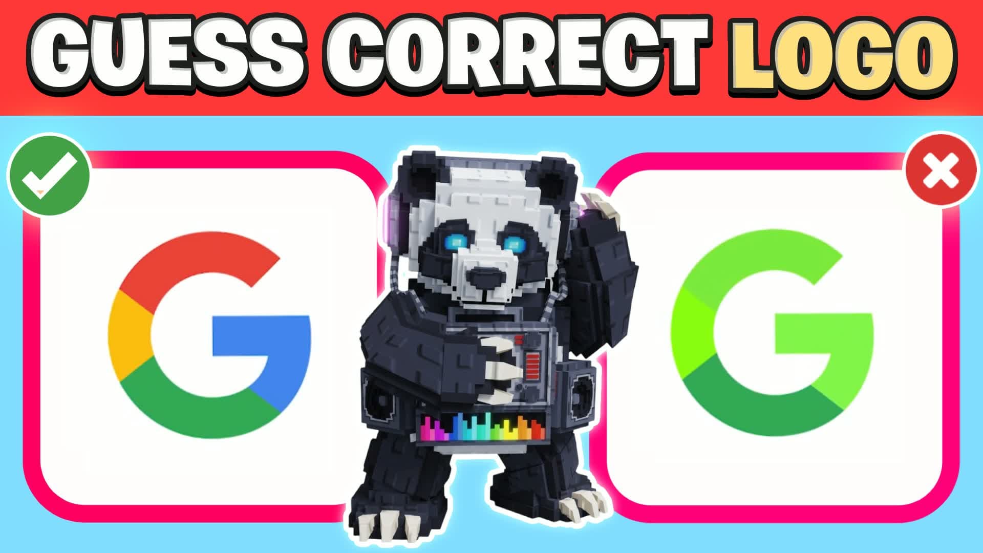 GUESS CORRECT LOGO 🔎 OBBY 🌈 MUSIC FUN — Fortnite Creative map