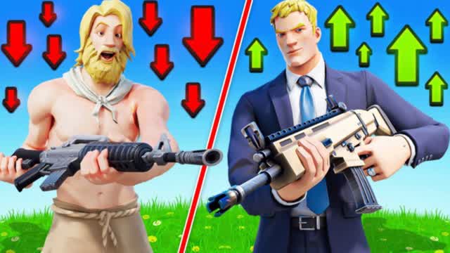 Rags To Riches - Free For All — Fortnite Creative map cover art
