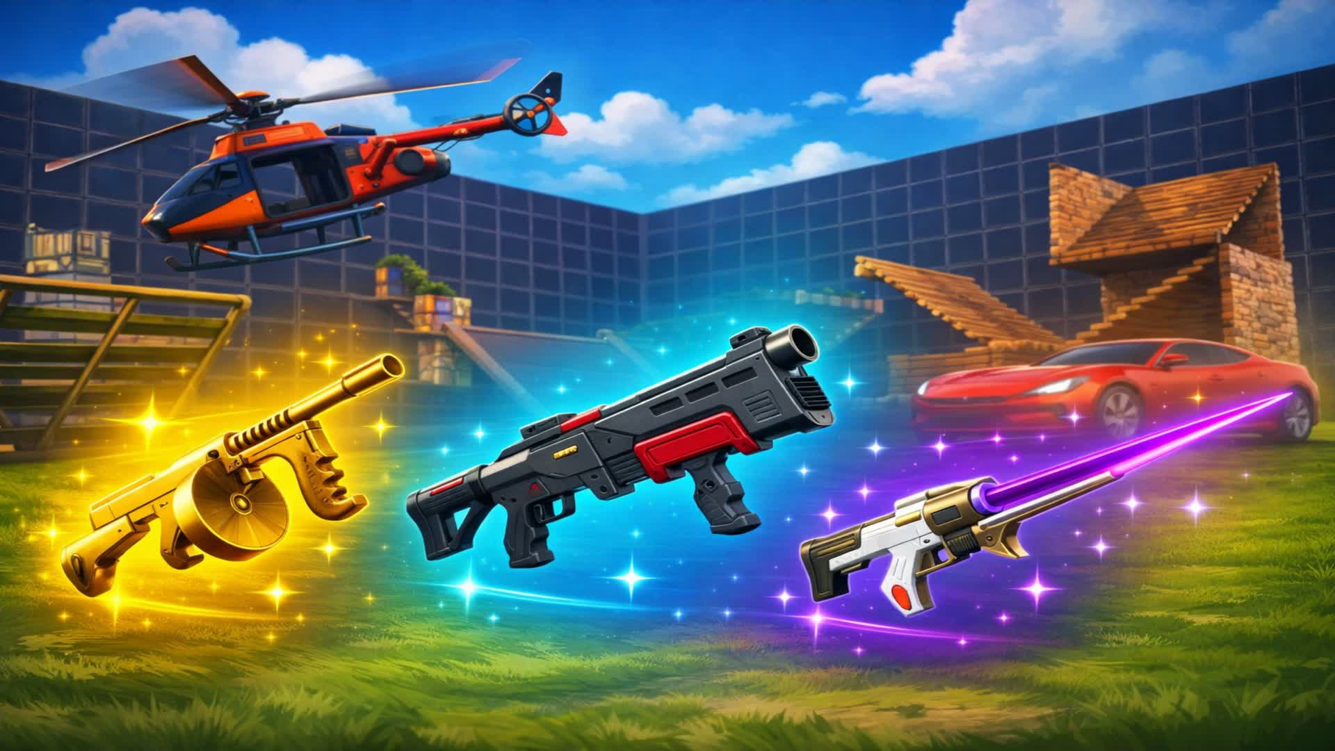🔥 EVERY GUN 1V1 🔫 — Fortnite Creative map