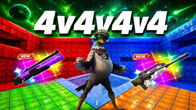 4V4V4V4 GUN FIGHT 🔫 — Fortnite Creative map