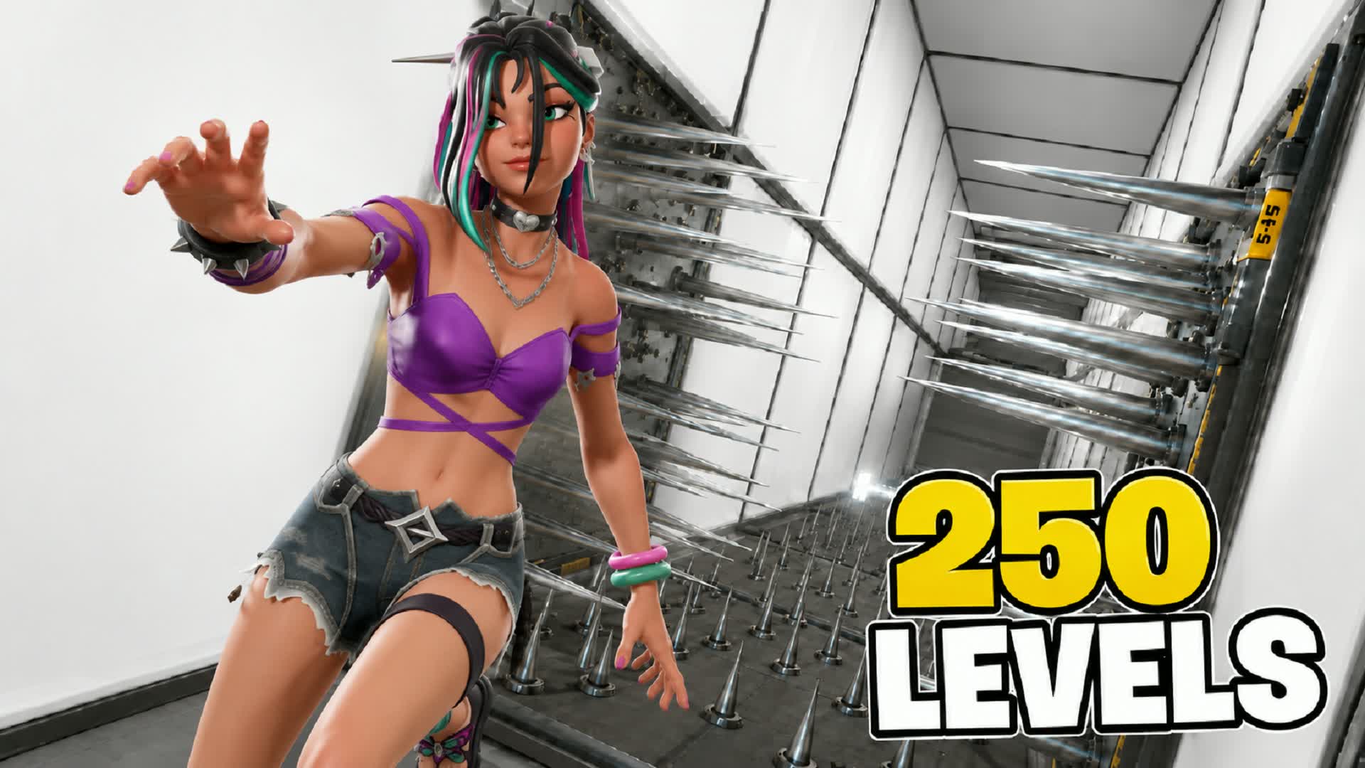45 BEST DEATH RUN PARKOUR 07A — Fortnite Creative map