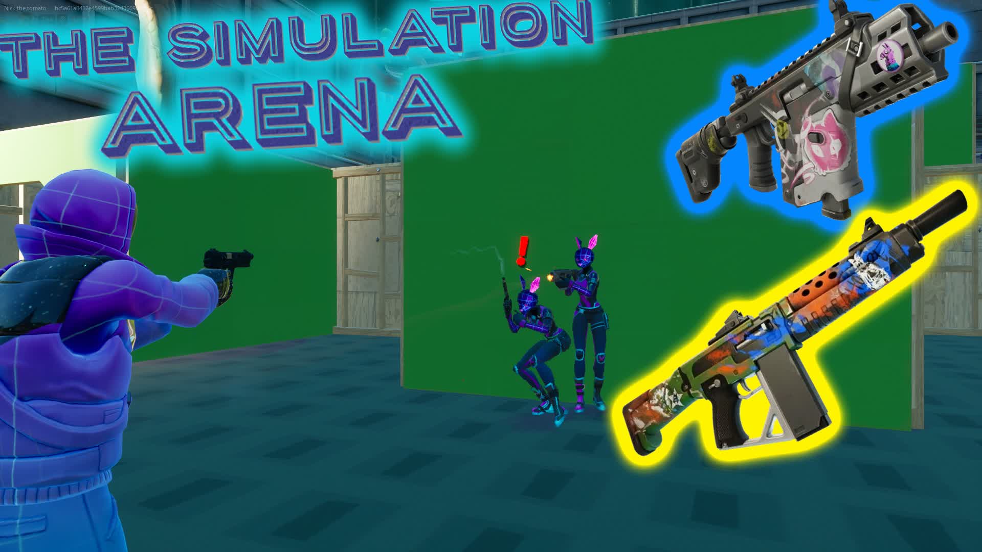 The Simulation Arena — Fortnite Creative map