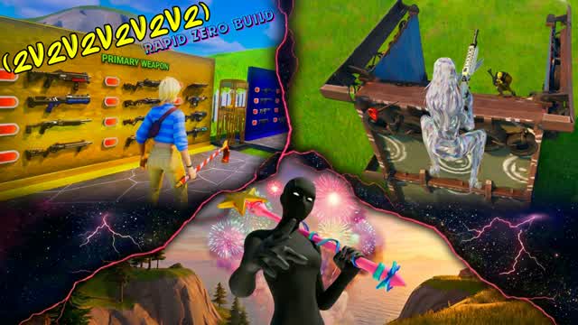 2v2v2v2v2v2 Zero Build💎 — Fortnite Creative map cover art