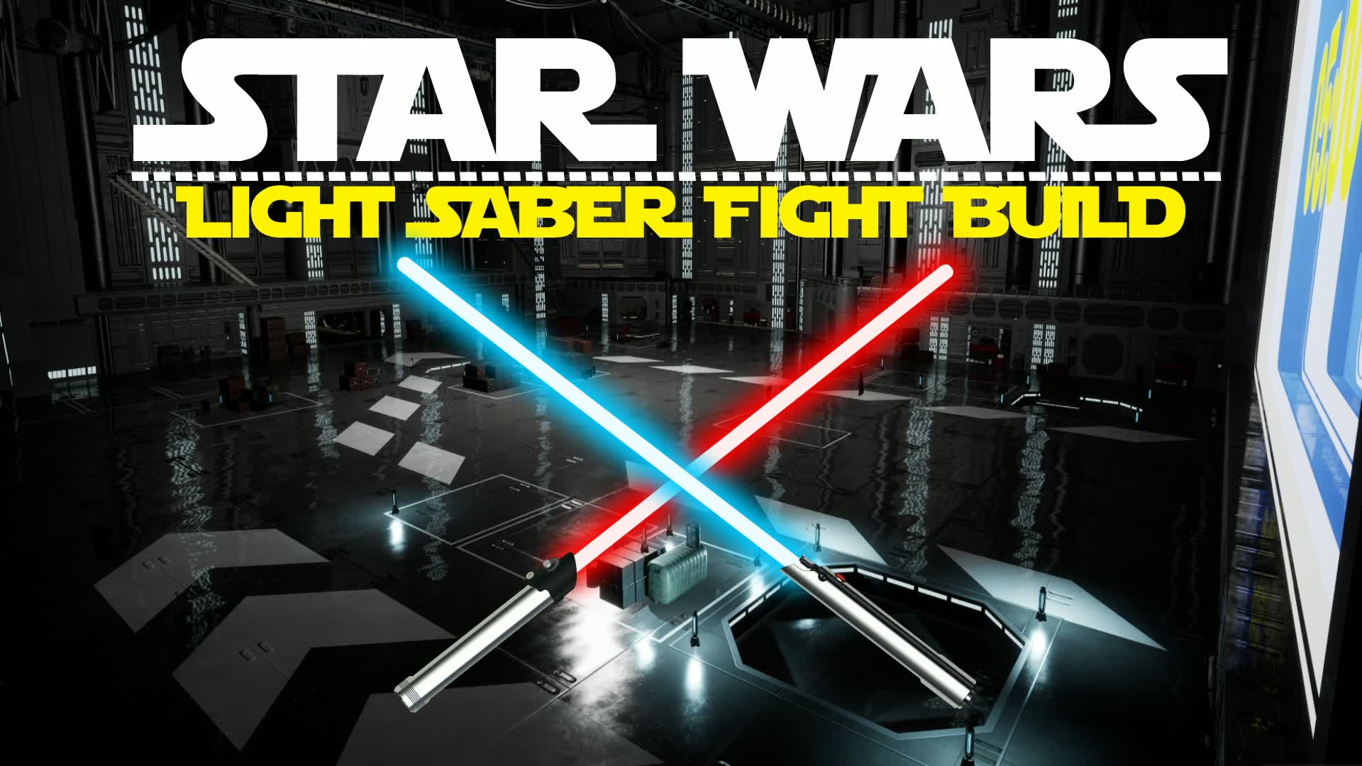 STAR WARS LIGHTSABER FIGHT BUILD — Fortnite Creative map