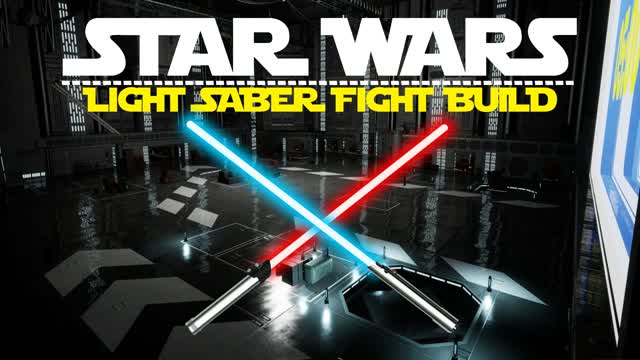 STAR WARS LIGHTSABER FIGHT BUILD — Fortnite Creative map cover art