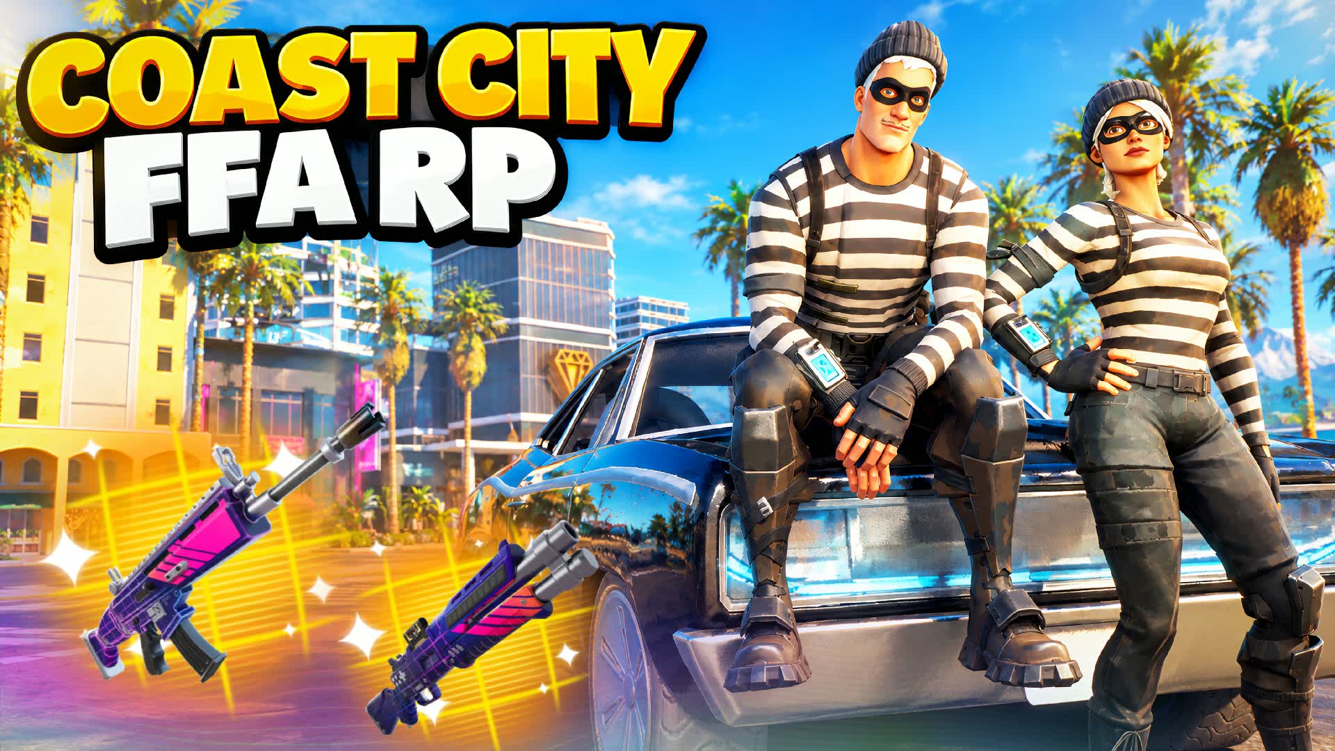 💰Coast City FFA RP🚔🚨 — Fortnite Creative map