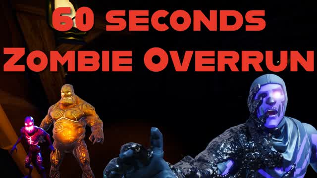 60 Seconds Zombie Overrun — Fortnite Creative map cover art