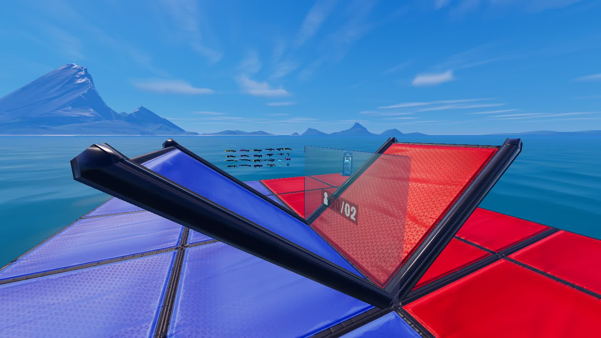1v1 Build Fight [Red vs Blue] — Fortnite Creative map