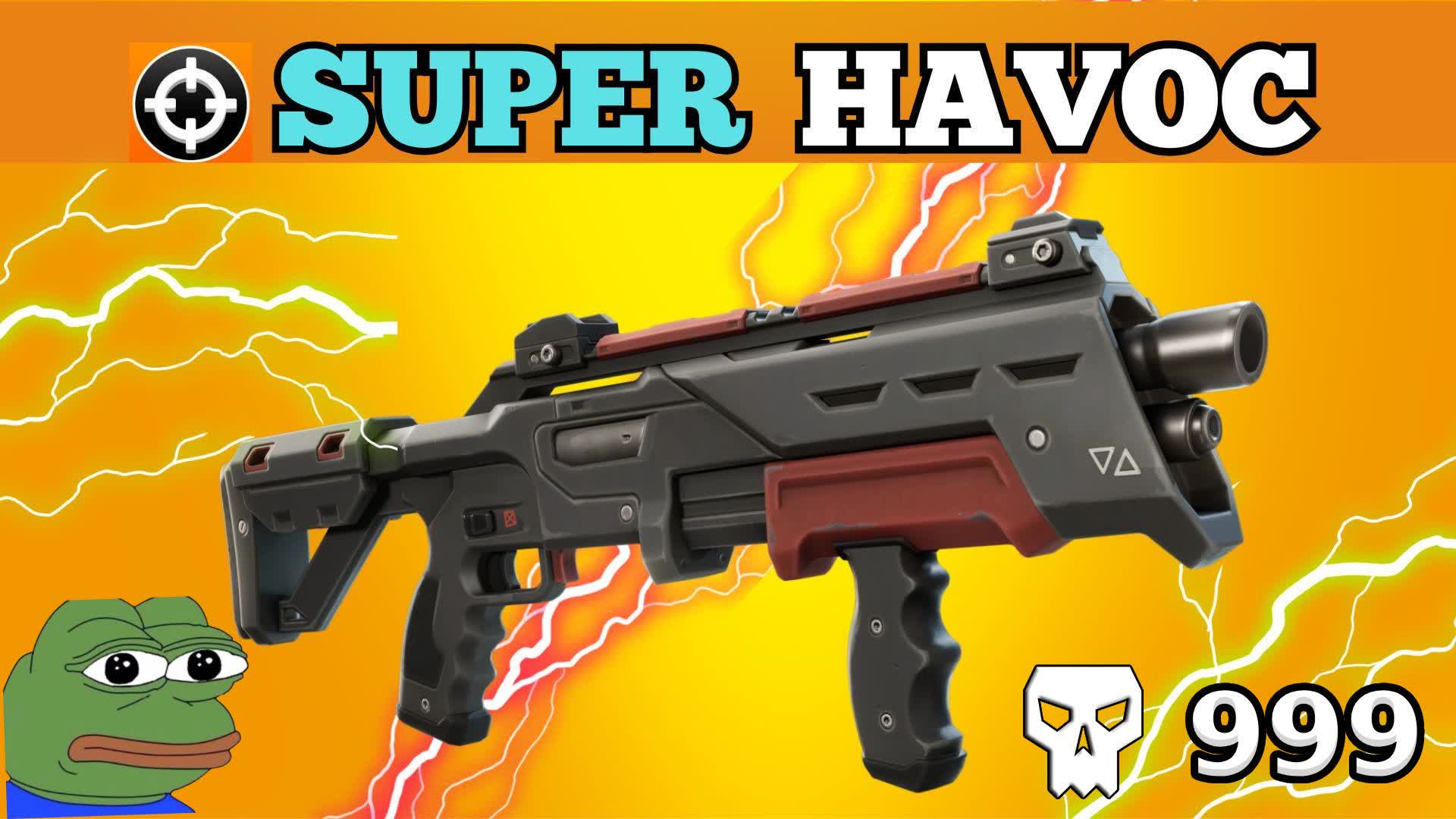 ⭐SUPER HAVOC🏆ONE SHOT 🔫 — Fortnite Creative map