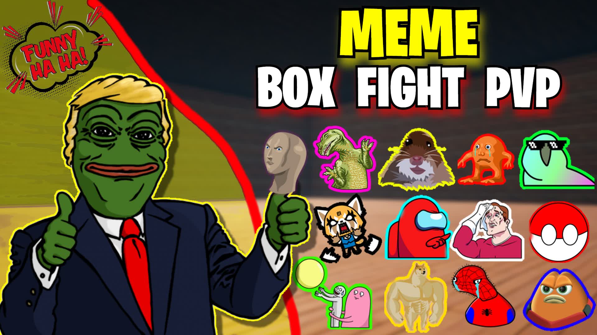 💀 MEME BOX FIGHT PVP 💀 — Fortnite Creative map