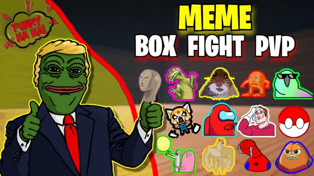 💀 MEME BOX FIGHT PVP 💀 — Fortnite Creative map cover art