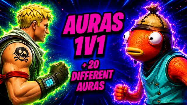 AURAS 1V1 (ONLY SHOTGUNS CHILL) — Fortnite Creative map cover art