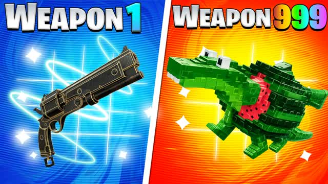 HERO GUN GAME ⭐ ONE SHOT 🔫SUPER WEAPONS — Fortnite Creative map
