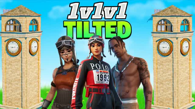 TILTED 1V1V1 RELOAD SCRIMS — Fortnite Creative map cover art